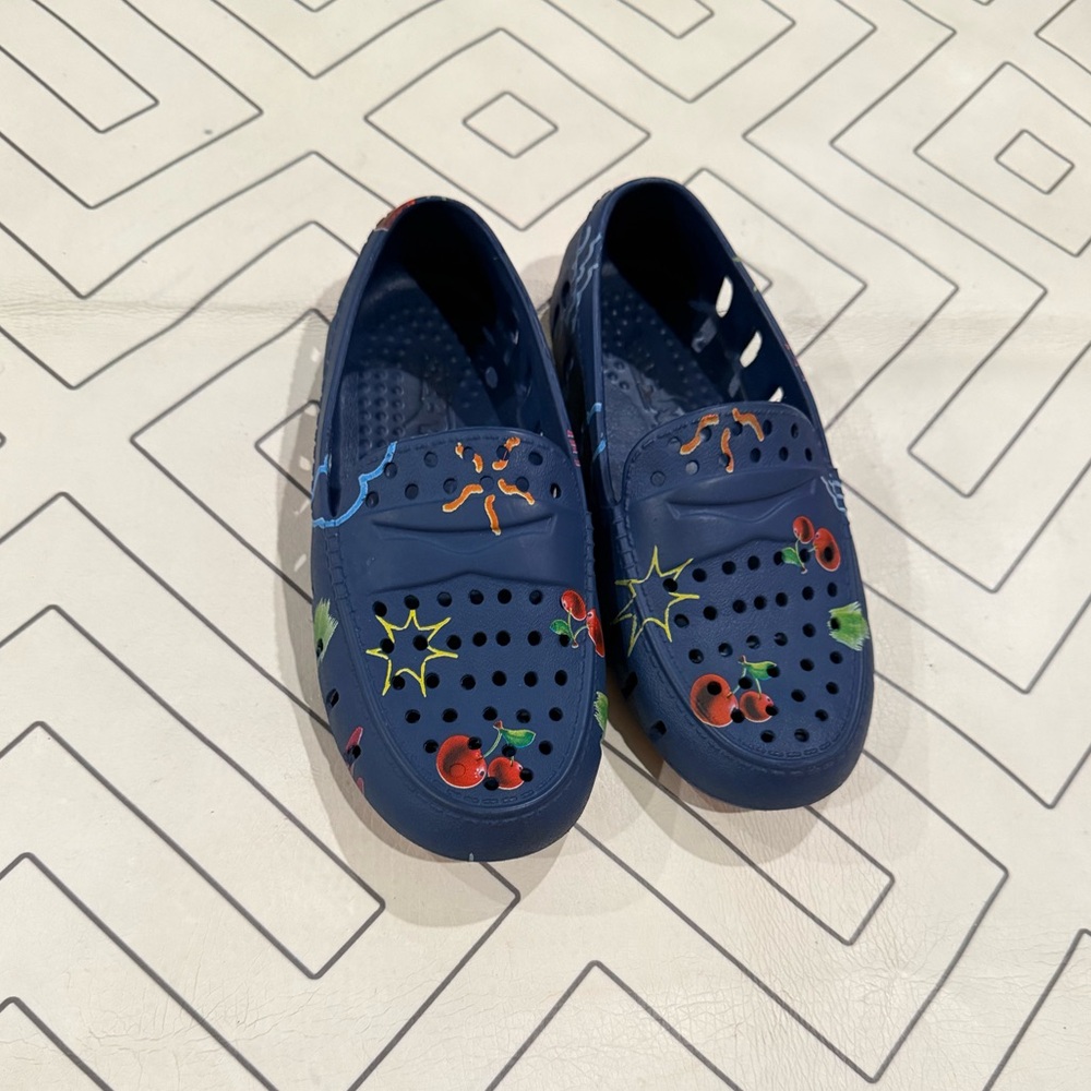 Floafers Navy Pattern Loafers